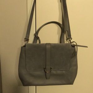 Elaine Turner light gray satchel